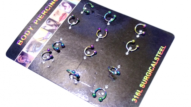 AROS ACERO PIERCING SEPTUM 8MM X 12++++/