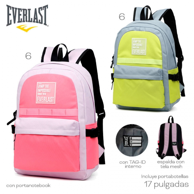 MOCHILA EVERLAST++++//+(SOLO VERDE)