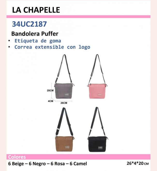 BANDOLERA PUFFER  LA CHAPELLE++++//++