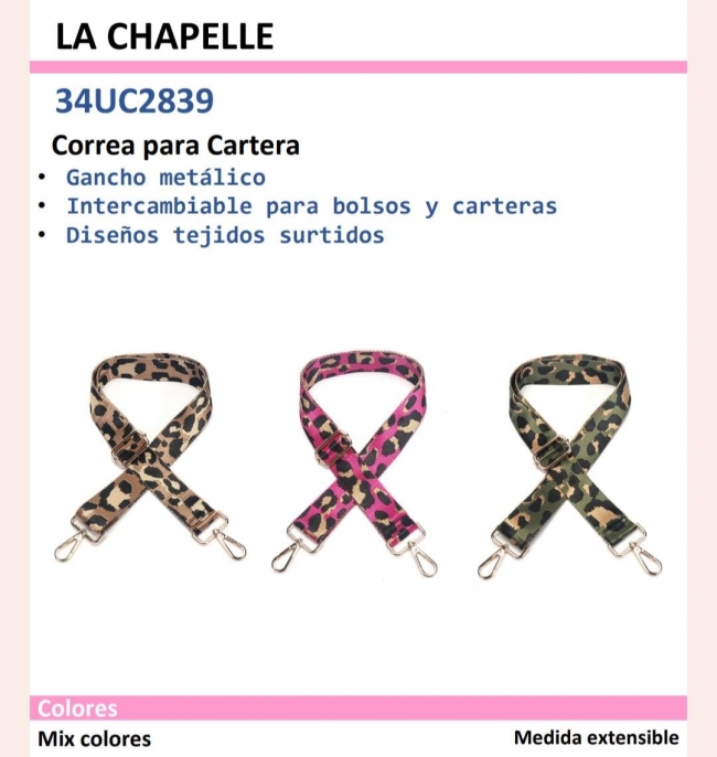 CORREA PARA BOLSOS LA CHAPELLE+