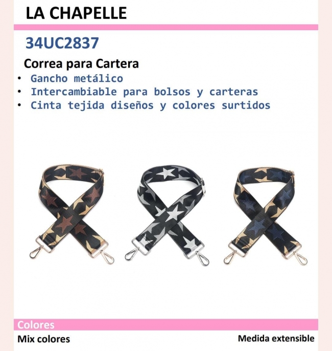 CORREA PARA BOLSOS LA CHAPELLE+