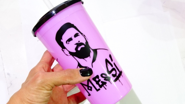 VASO LARGO ESTAMPADO CON SORBETE+