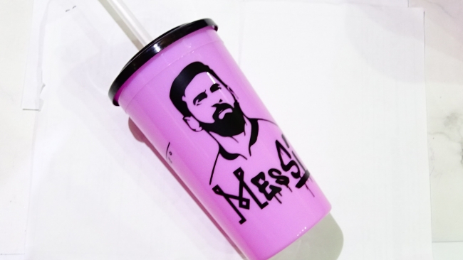 VASO LARGO ESTAMPADO CON SORBETE+