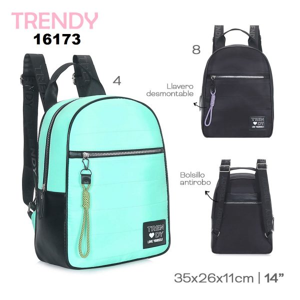 MOCHILA TRENDY+ (SOLO VERDE)