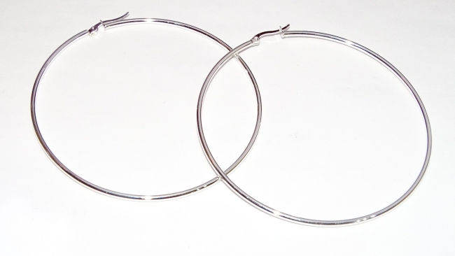 AROS ACERO BLANCO 8 CM+++//+