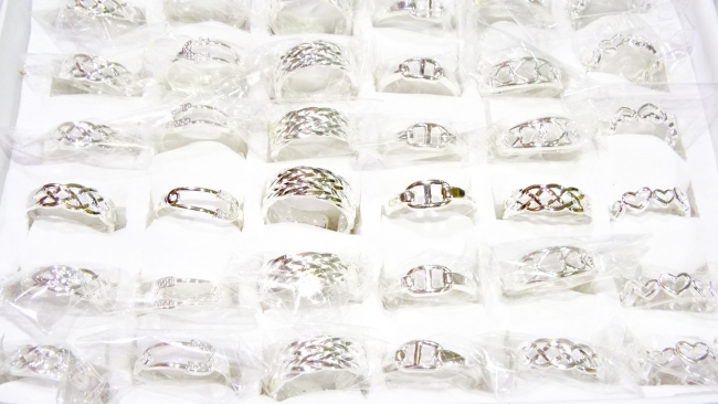 ANILLO ACERO BLANCO X 12+++//+