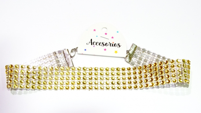 CHOKER STRASS 2,5 CM+++//+