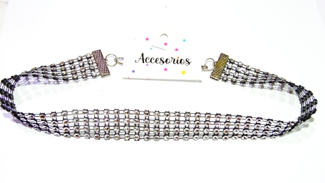 CHOKER STRASS 2 CM+++//+