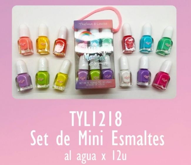 SET MINI ESMALTES THELMA & LOUISE X 12+