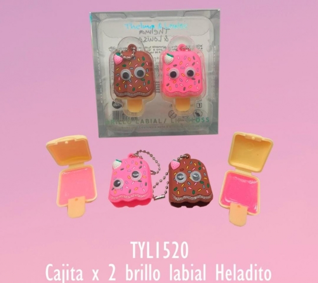 SET BRILLO LABIAL HELADITO X 2 THELMA & LOUISE+