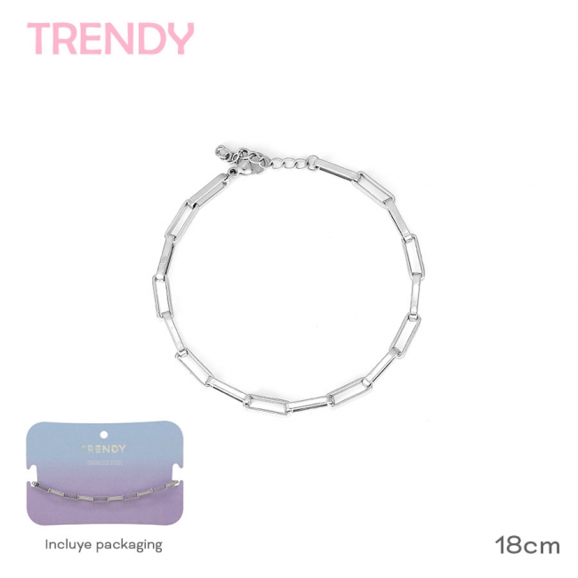 PULSERA ACERO TRENDY+