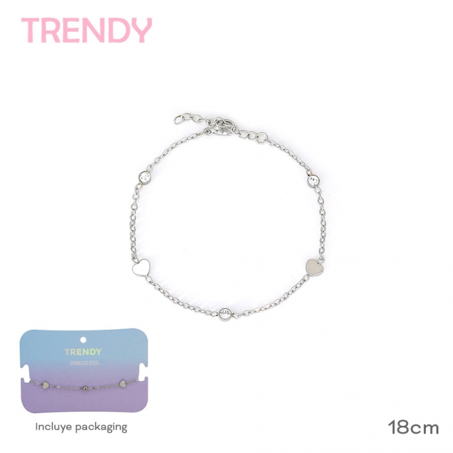 PULSERA ACERO TRENDY+