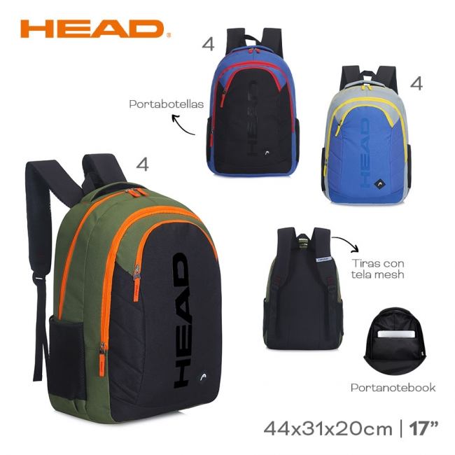 MOCHILA PORTANOTEBOOK HEAD+++//+