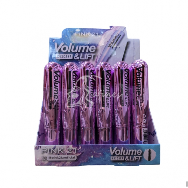 MASCARA DE PESTAÑAS VOLUME & LIFT PINK 21