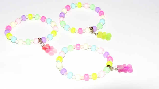 PULSERA INFANTIL OSITO SUGAR VARIOS COLORES+