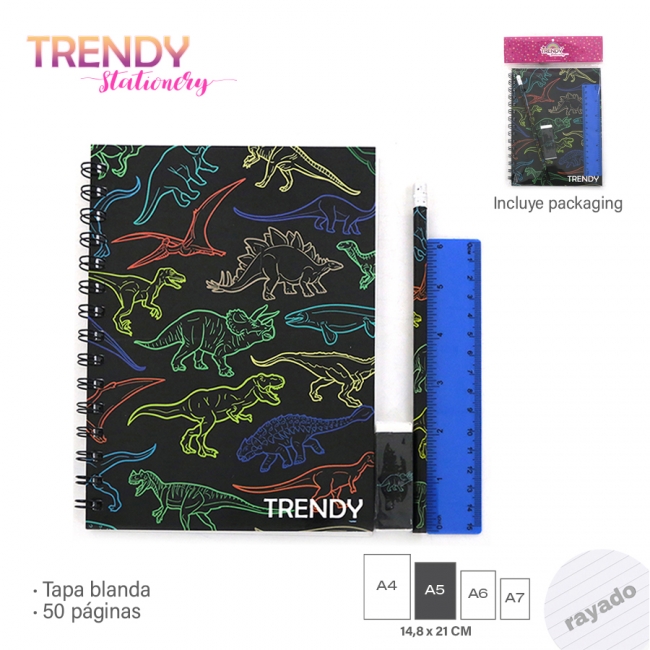 SET TRENDY STATIONERY+