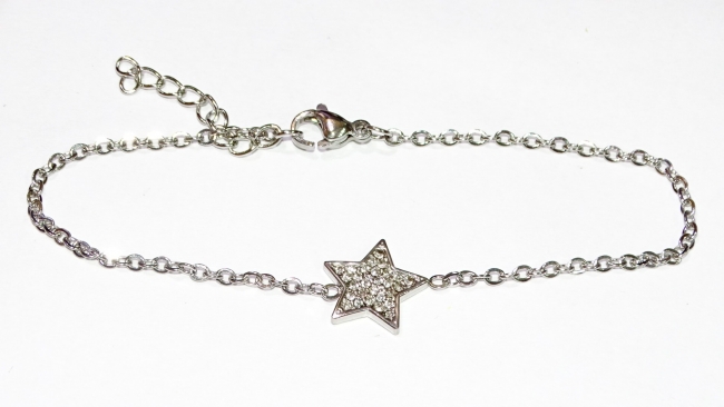 PULSERA ACERO ESTRELLA+