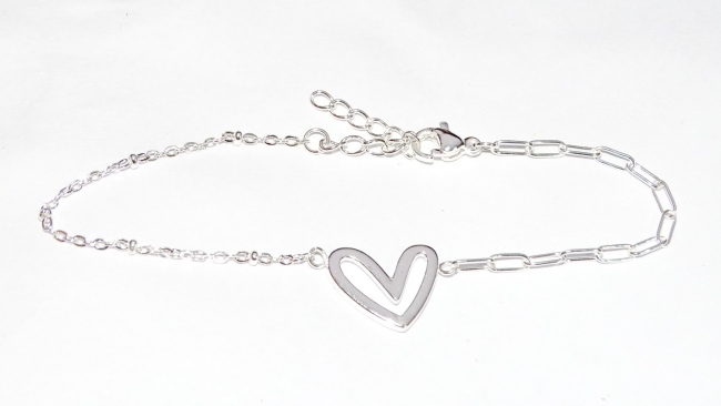 PULSERA ACERO BLANCO+