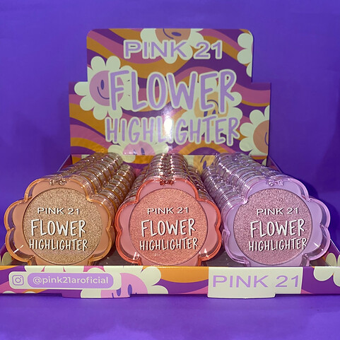 ILUMINADOR FLOWER PINK 21+