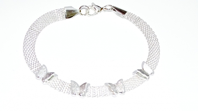 PULSERA ACERO BLANCO+