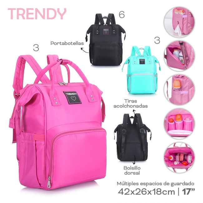 MOCHILA MATERNAL TRENDY+