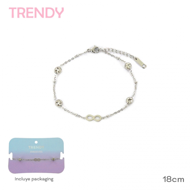 PULSERA ACERO TRENDY+