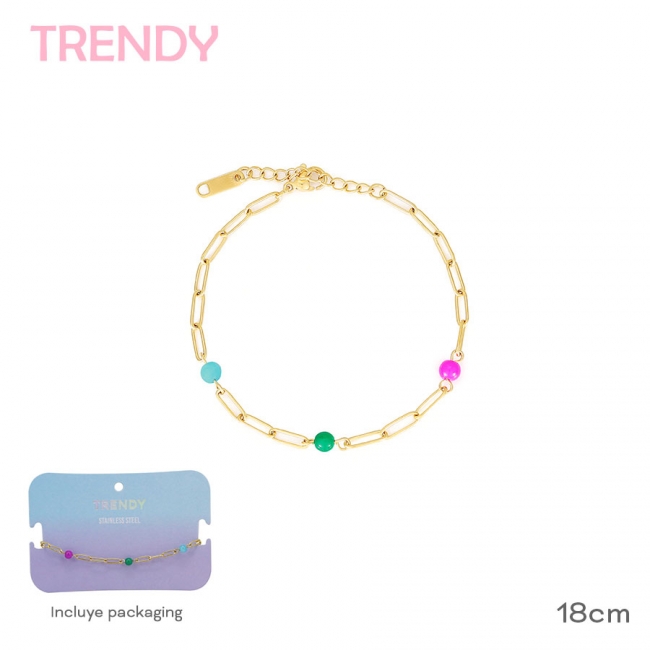 PULSERA ACERO TRENDY+