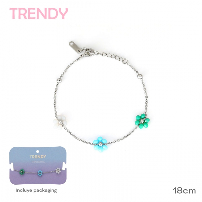 PULSERA ACERO TRENDY+