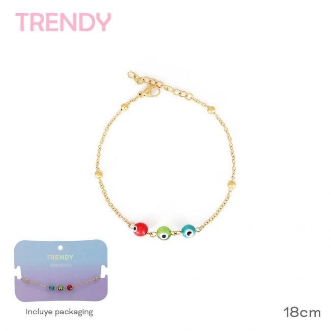 PULSERA ACERO TRENDY+