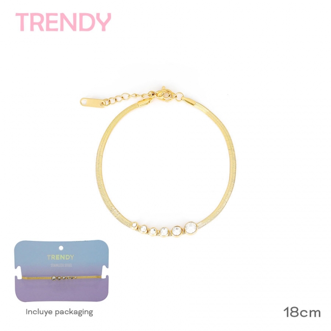 PULSERA ACERO TRENDY+