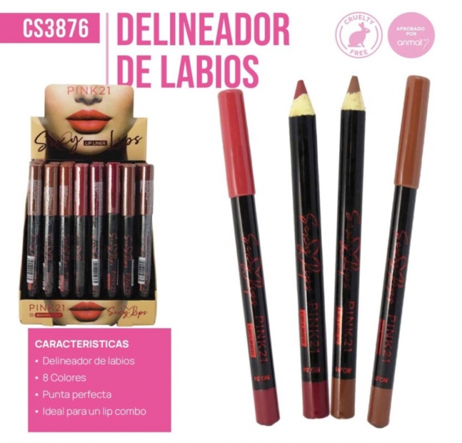 DELINEADOR DE LABIOS SEXY LIPS PINK 21
