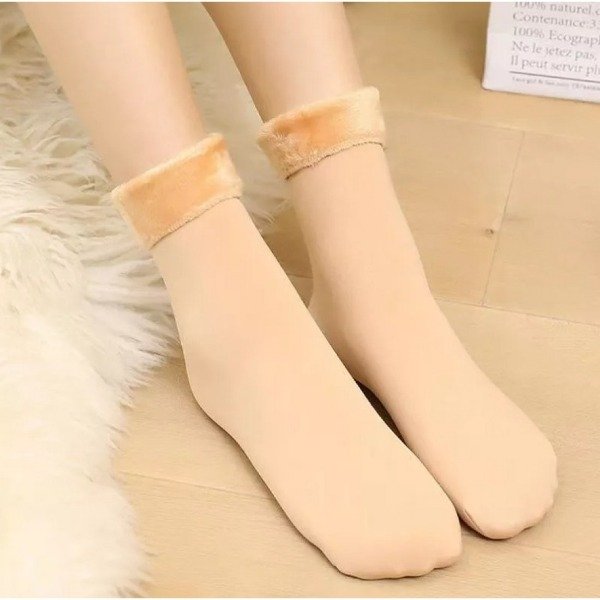 MEDIAS TERMICAS PIEL X 6 PARES