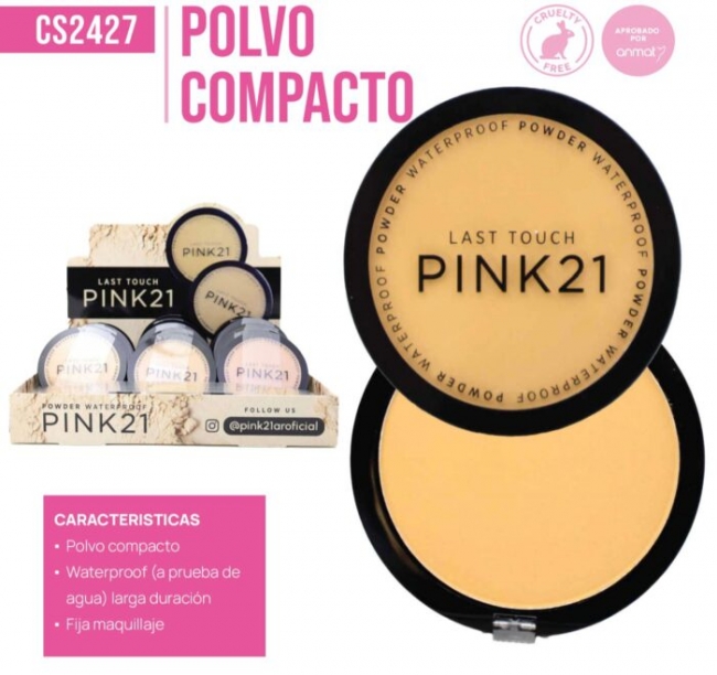 POLVO COMPACTO THE LAST TOUCH PINK 21