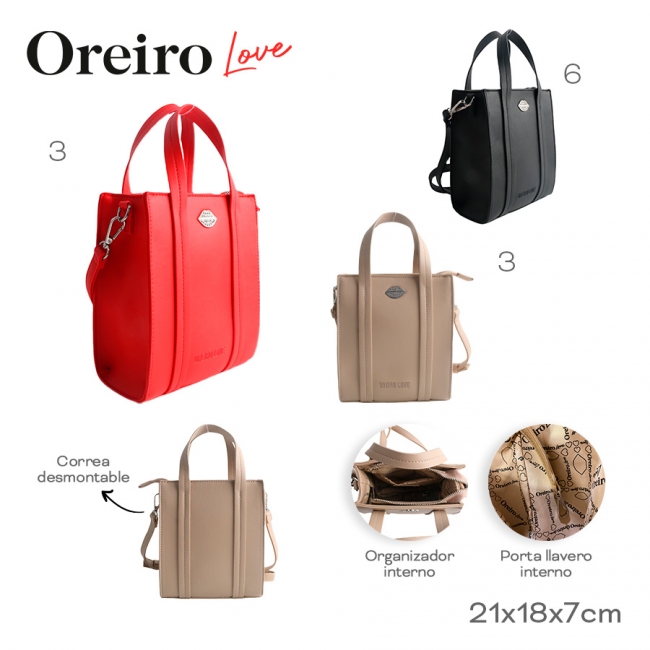CARTERA LAS OREIRO (COMPRA MINIMA 2 UNIDADES 1 X COLOR)