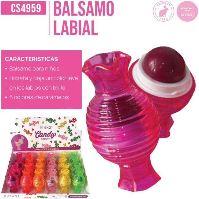 LIP BALM CANDY PINK 21