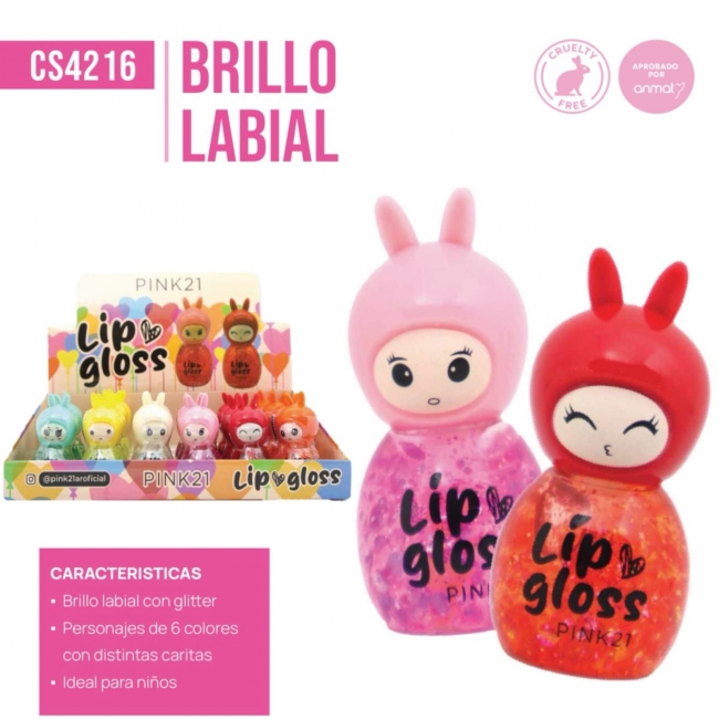 LIP GLOSS PINK 21
