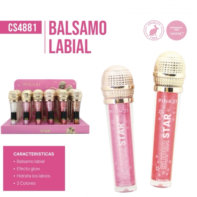 LIP GLOSS SUPER STAR PINK 21