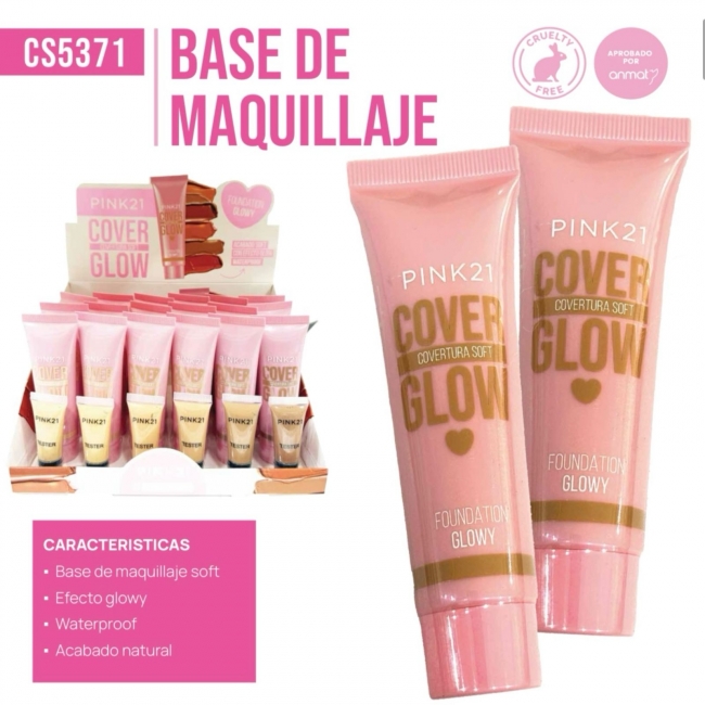BASE COVER GLOW PINK 21