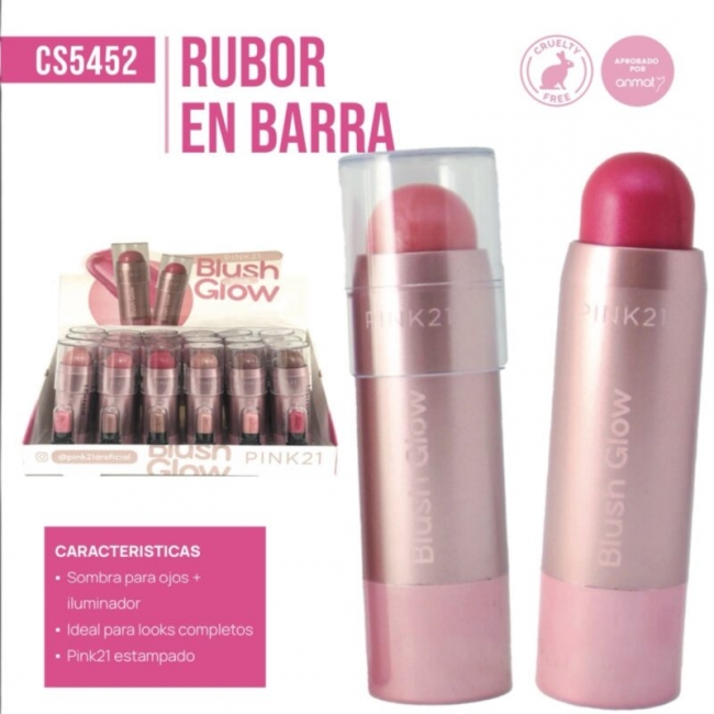 RUBOR EN CREMA PINK 21