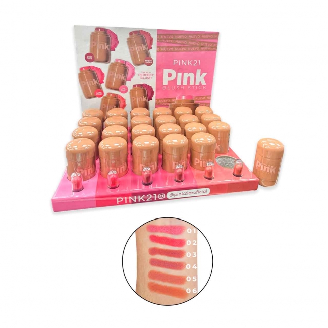 RUBOR EN CREMA PINK 21