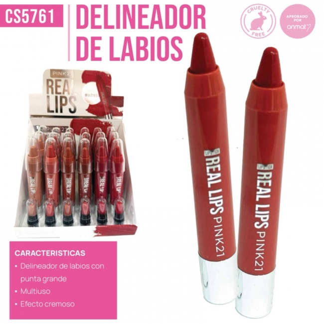 LABIAL REAL LIPS PINK 21