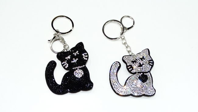 LLAVERO GATITO STRASS