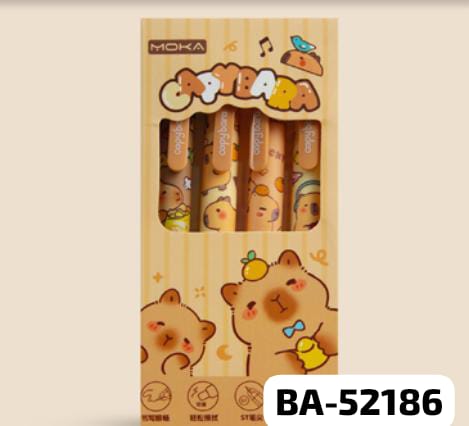 LAPICERA BORRABLE CAPIBARA 4 PIEZAS