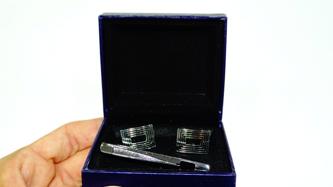 SET TRABA CORBATA CON GEMELOS 