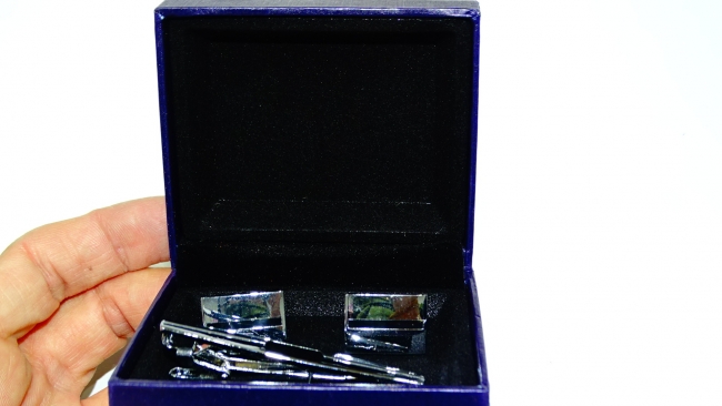 SET TRABA CORBATA CON GEMELOS 