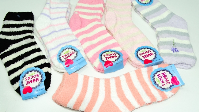 MEDIAS TOWEL RAYADAS X 3
