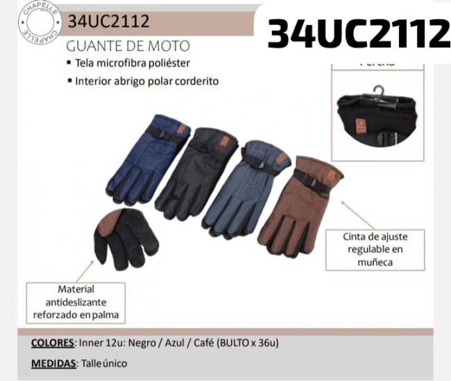 GUANTE DE MOTO CHAPELLE