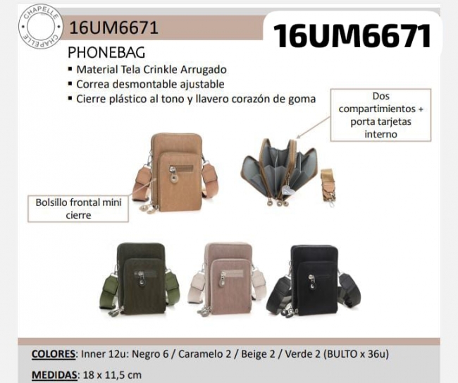 PHONEBAG TELA CRINCKLE LA CHAPELLE