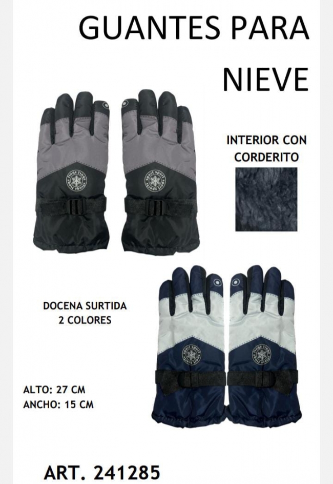GUANTES NIEVE