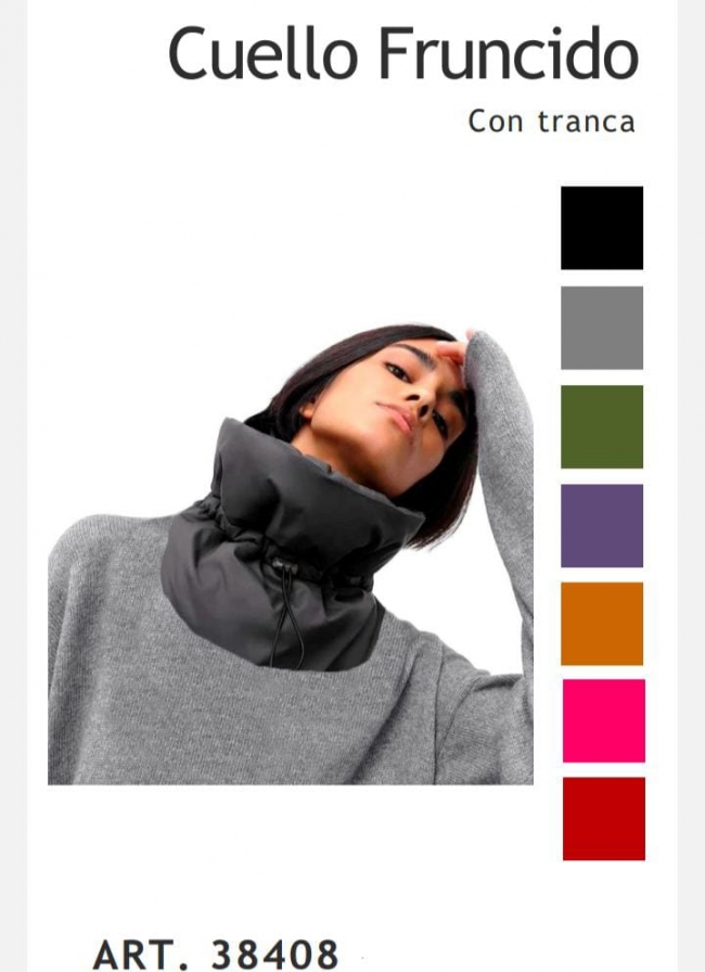 CUELLO PUFFER CON TRANCA